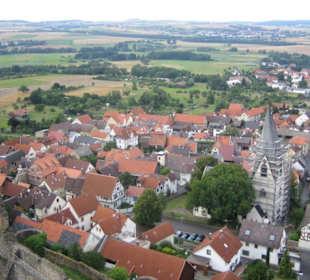 Der Blick auf die Stadt.