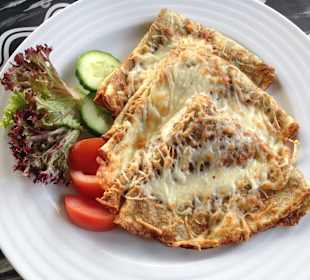 Špenátové palačinky se sýrem