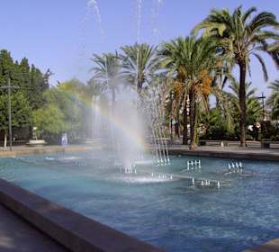 Brunnenanlage mit Musik