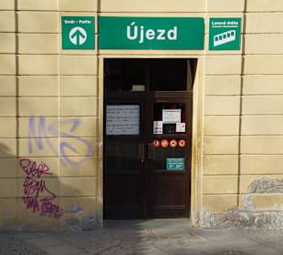 Talstation Ujezd,leider wegen Revision geschlossen