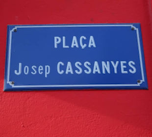 Das Straßenschild des Marktplatzes