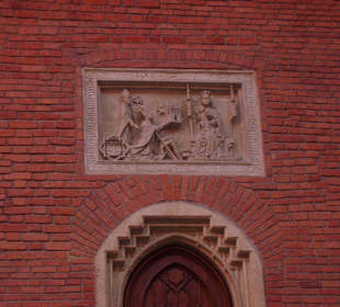 UJ Collegium Maius - płaskorzeźba