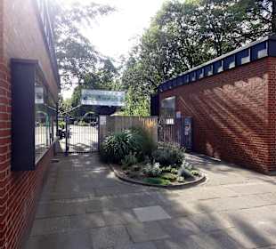 Eingang zum Botanischen Garten Oldenburg