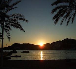 Sonnenuntergang am Strand von Palmira