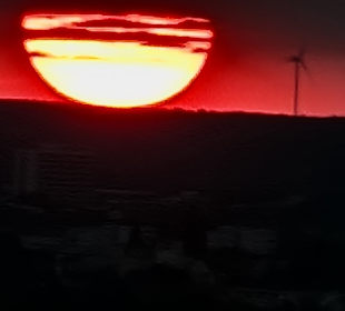 Die Sonne über Nürnberg