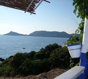 Ausblick aus der Taverne Fishermans Cabin