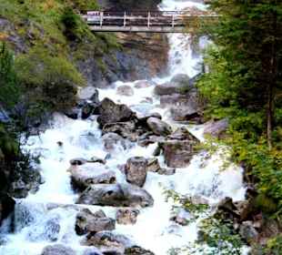 Das Wasser verteilt sich