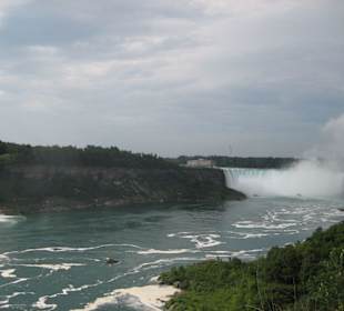 Blick auf die Fälle