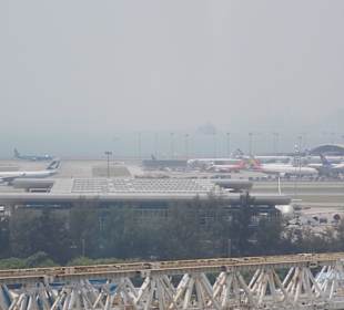 The planes at the terminals