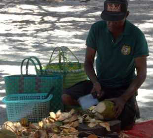 Kupiec na plaży Mauritius 