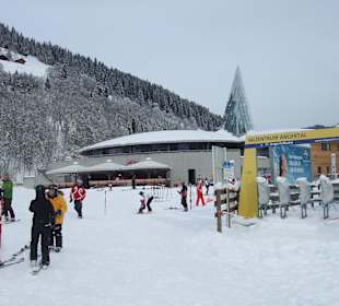 Blick auf das Skizentrum Angertal