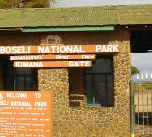 Eingang zum Amboseli-Park