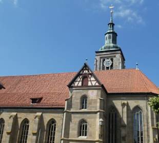 Die evangelische Marienkirche in Königsberg Ufr.