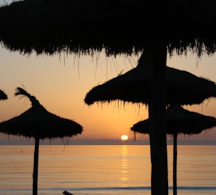 Sonnenaufgang Strand Can Picafort