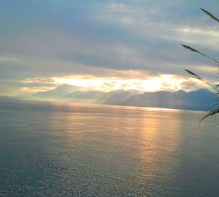 Sonnenuntergang im Taurus-Gebirge