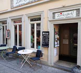 Außenansicht des Café Zuckerstück