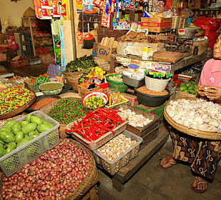 Kleurrijke handelswaar