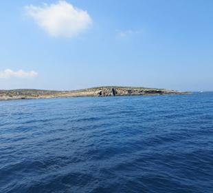Der Wasserweg mit dem Comino Boot zur blauen Lagune