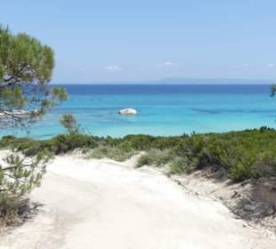 Zugang zum Orange Beach 