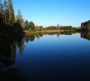 Abendstimmung am Aichwaldsee