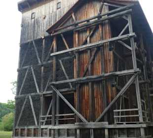 Der Gradierbau an der Unteren Saline
