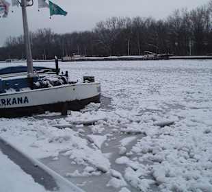 Winterspaziergang am Kanal