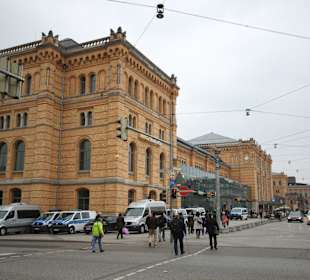 Blick zum Hauptbahnhof