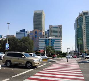 Abu Dhabi City so viel los