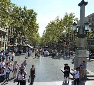 Hier sind viele Leute unterwegs