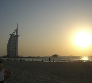 Abenddämmerung vom Strand aus
