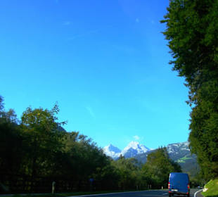 Hinten die Berge Zell am See