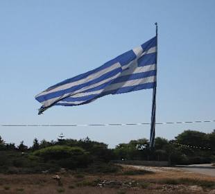 Grösste Fahne Griechenlands