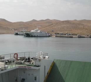 Mit Fähre auf Rab angekommen