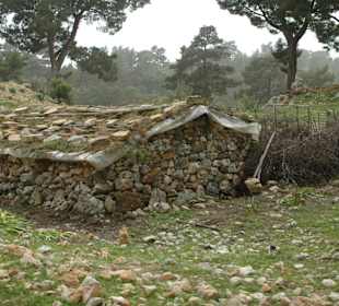 Nomadenhaus im Gebirge