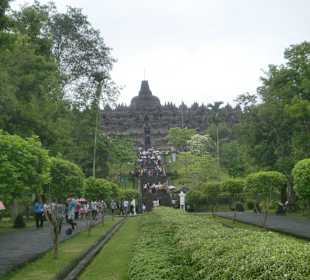 Borobudur Eingang