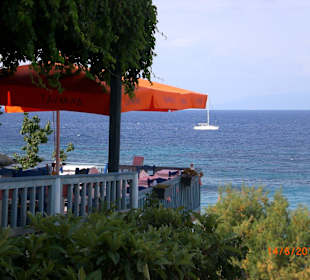 Blick von der  aufs Meer