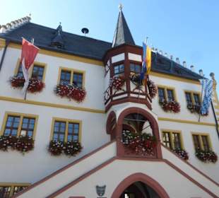 Das Volkacher Rathaus am Marktplatz
