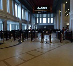 Eingang zum Start der Seilbahn