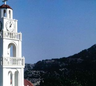 Die Tsambika-Kirche auf der Bergspitze