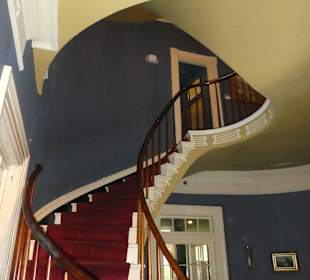 Treppe ins Obergeschoss