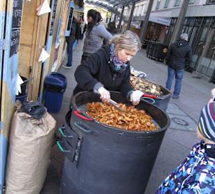 Heiße Maronen, Kartoffeln und Co.
