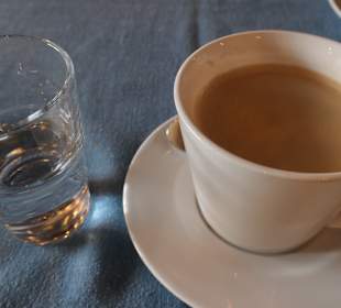 Angenehme Kaffeepause in der Tüncherei