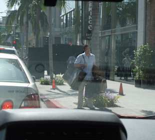 Adam Sandler bei Dreharbeiten 