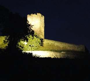 Die Burg bei Nacht 
