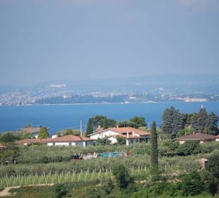 Gardasee mit Teleobjektiv.