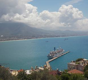 Вид с холма Аланийской крепости