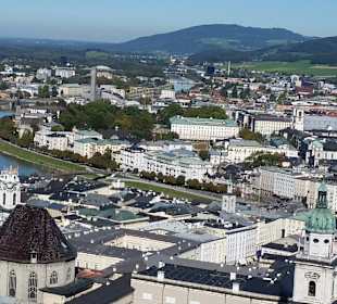 Salzburg Blick von der Burg 