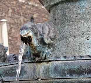 Ansichten des Hühnerdieb-Brunnens