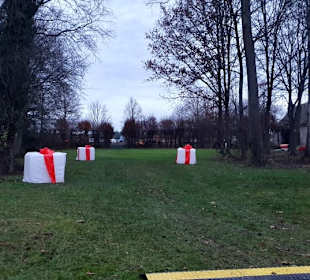 Deko am Gelände Schloss