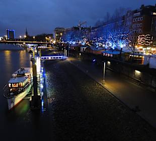 Die Weser mit dem "Schlachte-Zauber"